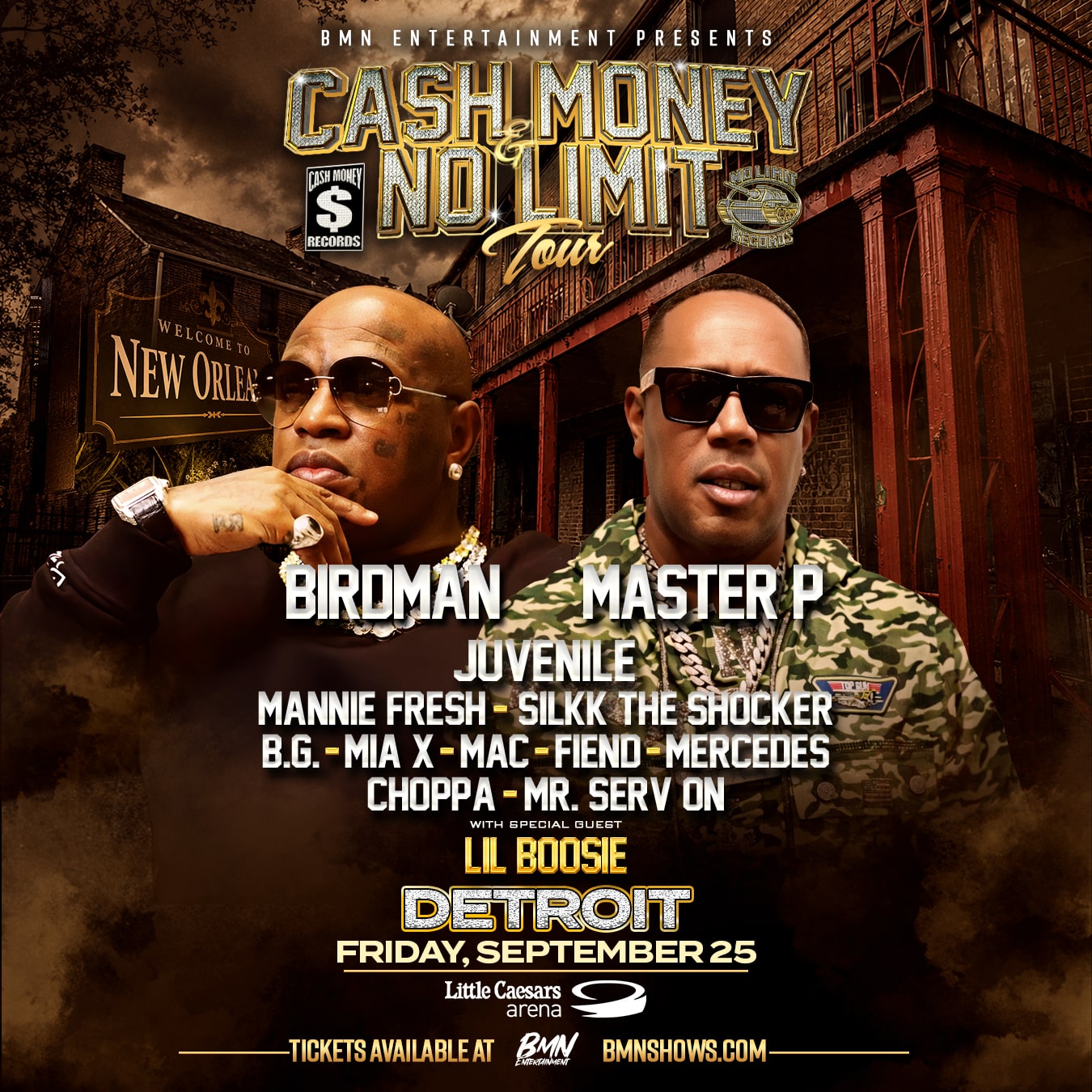 Detroit, MI - Sept. 25 - CASH MONEY NO LIMIT TOUR